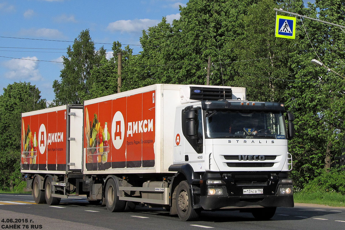 Московская область, № М 134 СВ 190 — IVECO Stralis ('2007) 400