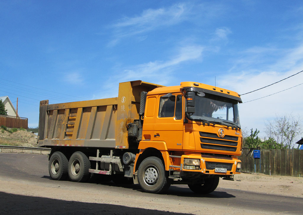 Бурятия, № А 202 КН 03 — Shaanxi Shacman F3000 SX325x