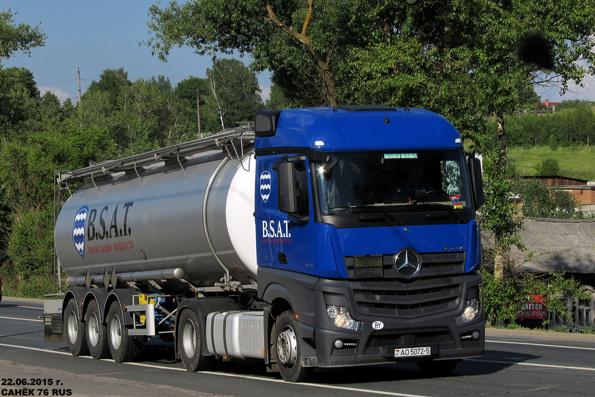 Минская область, № АО 5072-5 — Mercedes-Benz Actros ('2011) 1845