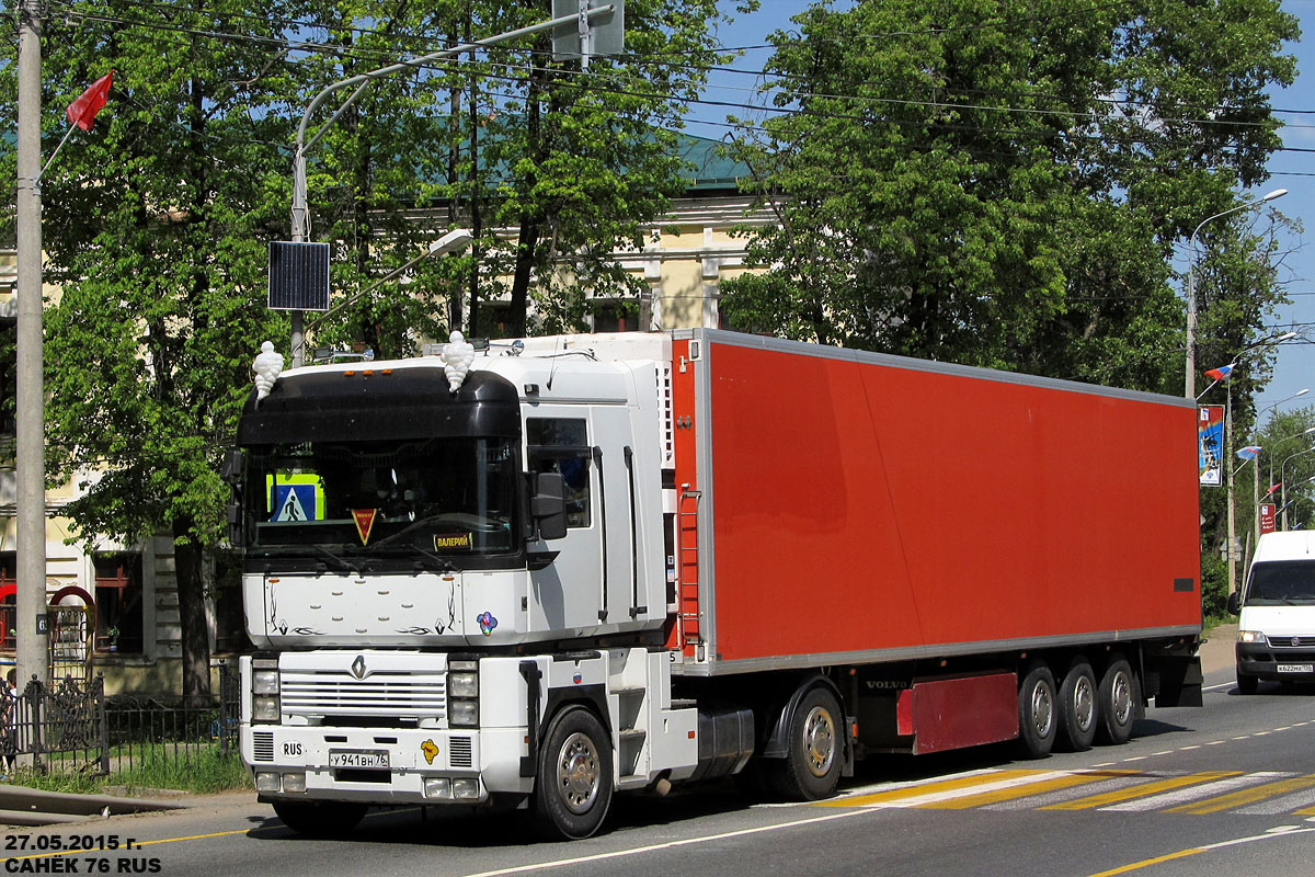 Ярославская область, № У 941 ВН 76 — Renault Magnum Integral ('1997)