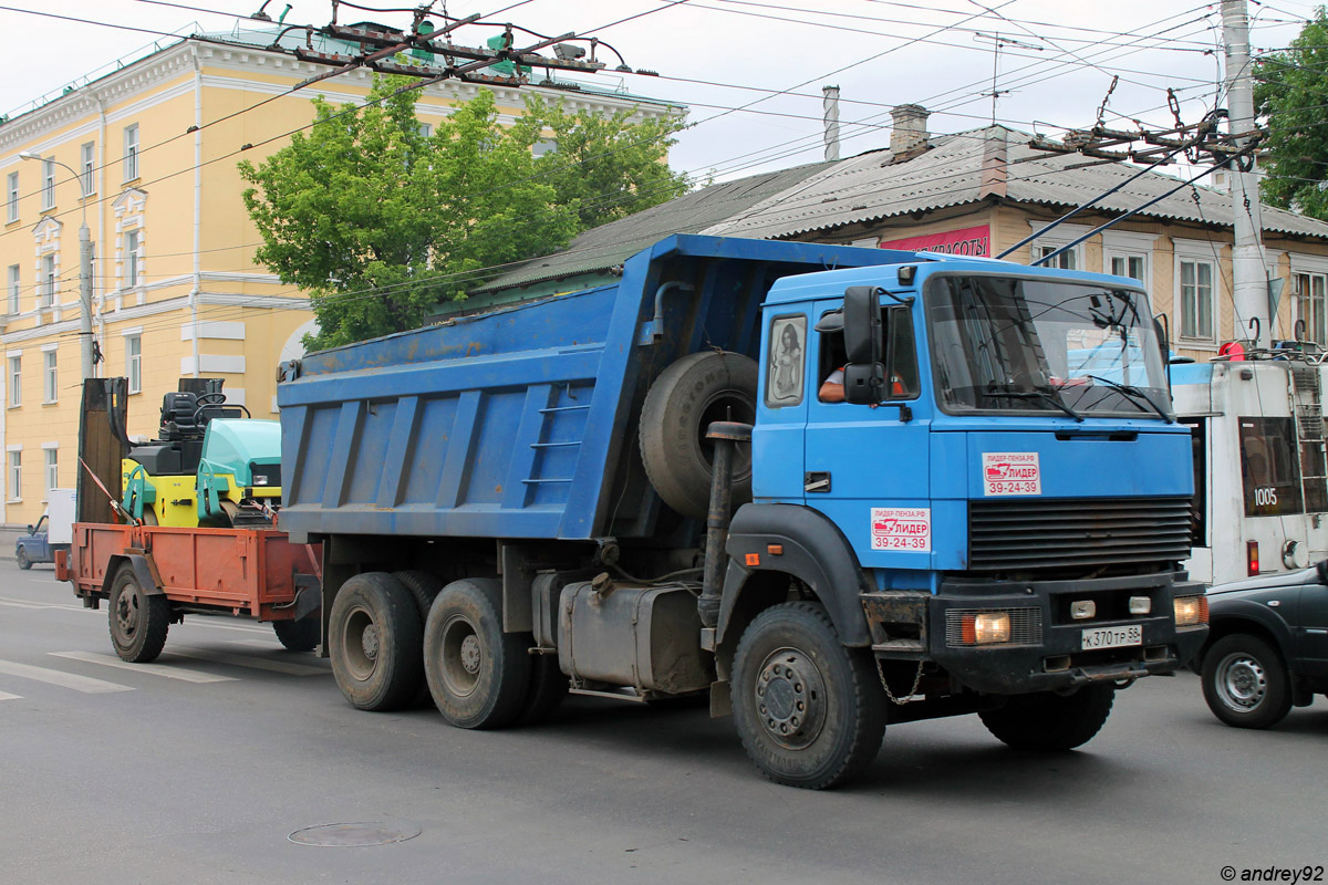 Пензенская область, № К 370 ТР 58 — Урал-63685