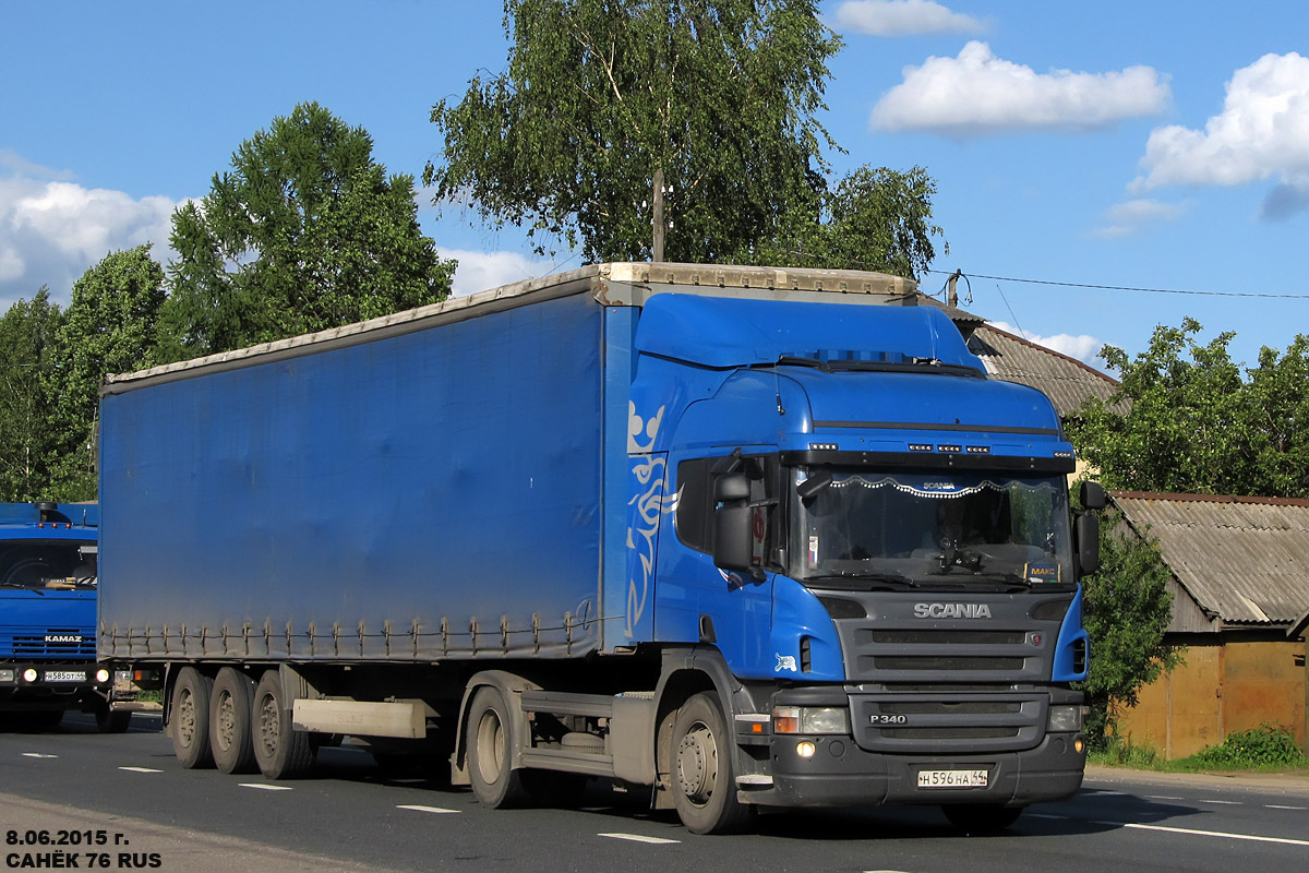 Костромская область, № Н 596 НА 44 — Scania ('2004) P340