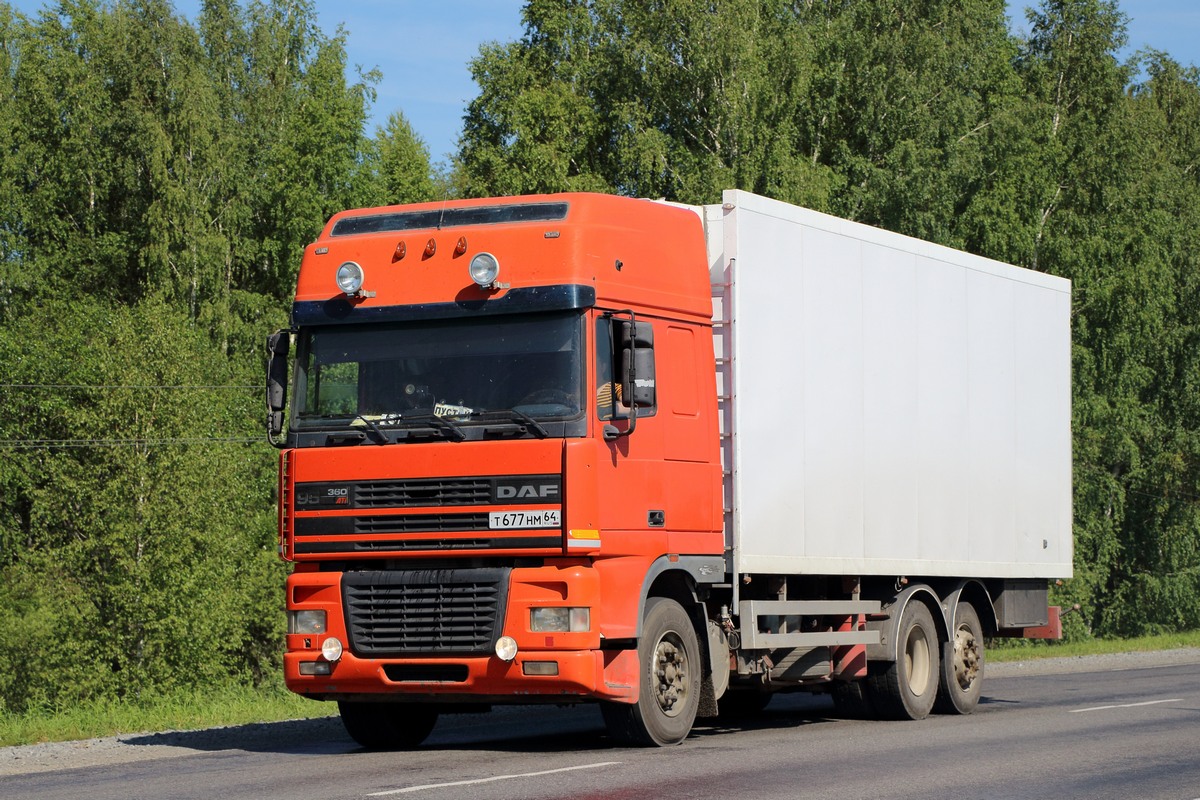 Саратовская область, № Т 677 НМ 64 — DAF 95XF FAR