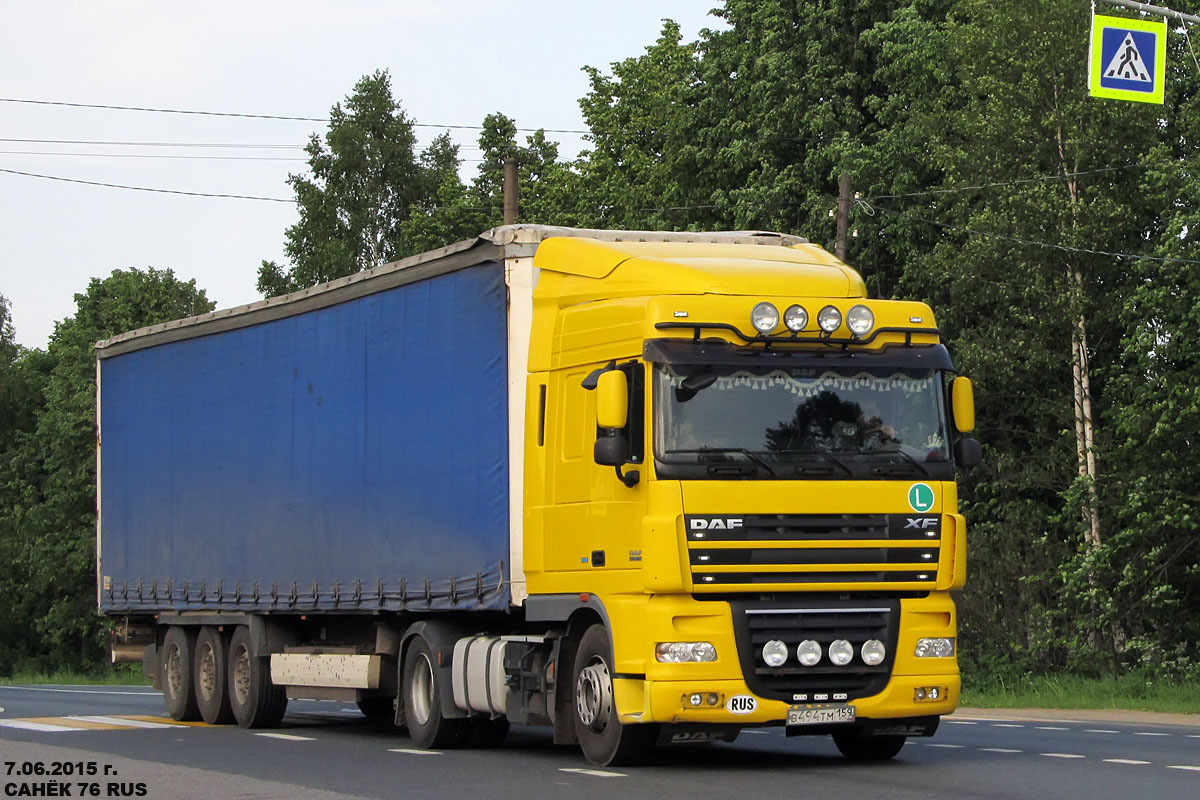 Пермский край, № В 494 ТМ 159 — DAF XF105 FT