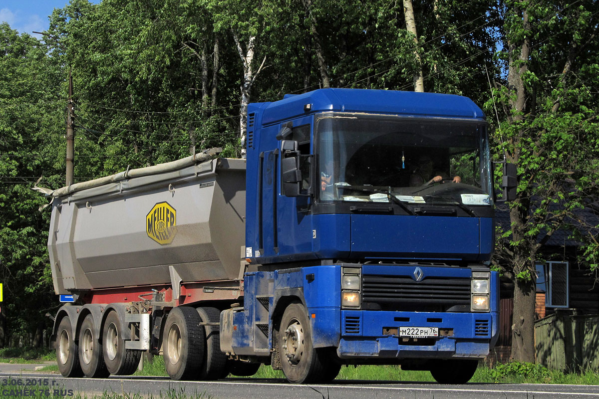 Ярославская область, № М 222 РН 76 — Renault Magnum Integral ('1997)