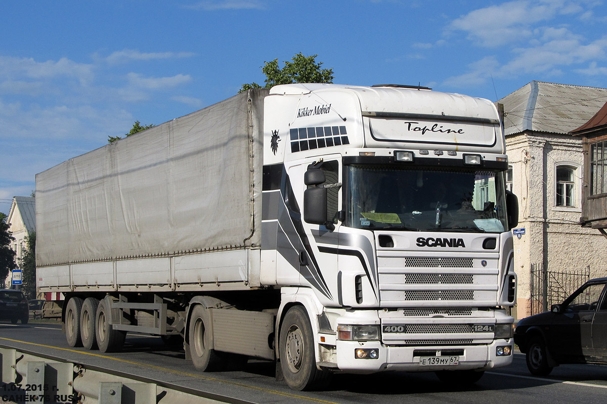 Смоленская область, № Е 139 МУ 67 — Scania ('1996) R124L