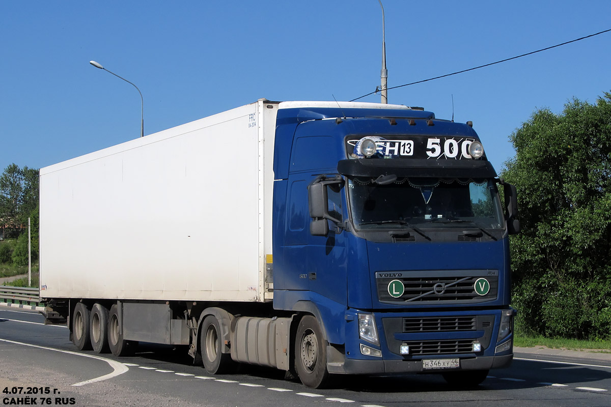 Костромская область, № Н 346 ХУ 44 — Volvo ('2008) FH.500