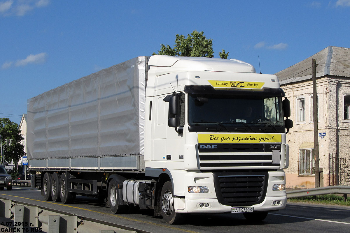 Брестская область, № АІ 9729-1 — DAF XF105 FT