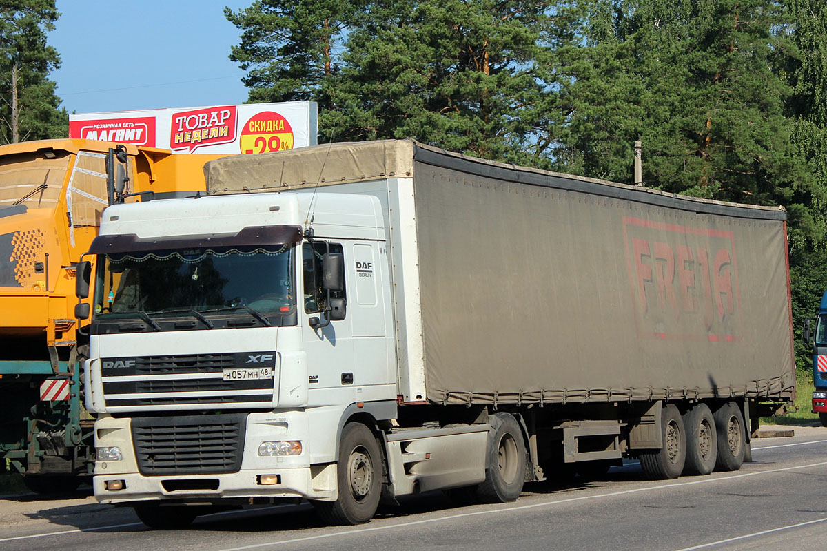 Липецкая область, № Н 057 МН 48 — DAF XF95 FT