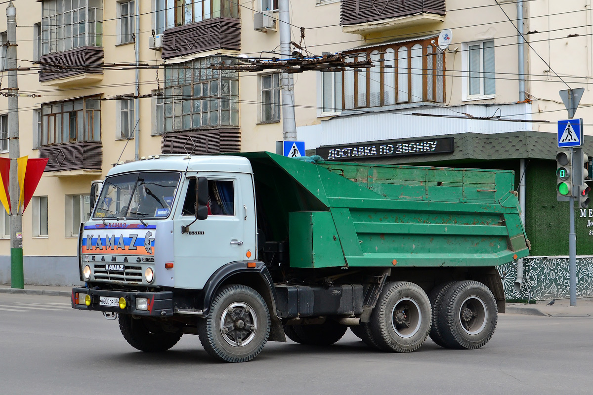 Пензенская область, № Н 600 ОР 58 — КамАЗ-55111-01 [55111A]