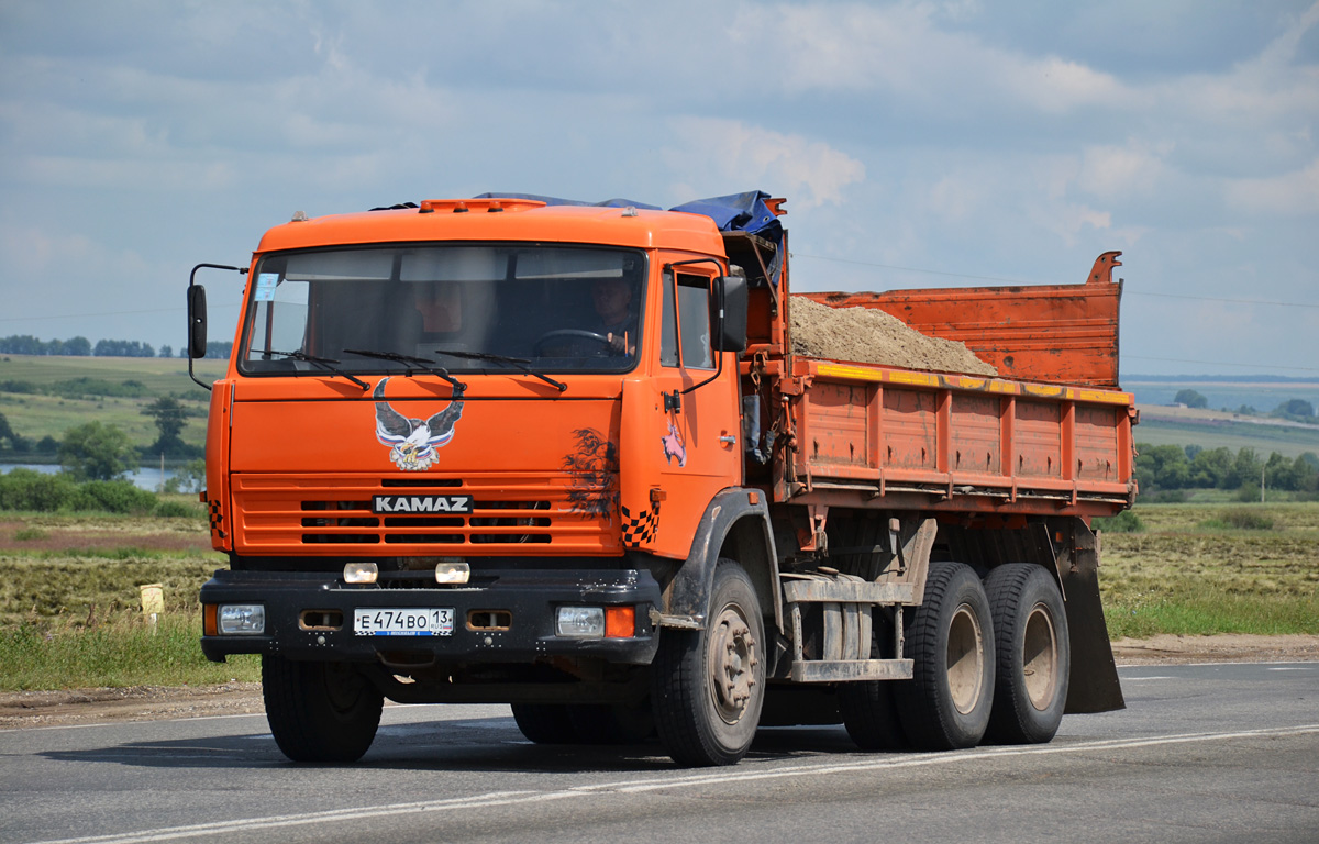 Мордовия, № Е 474 ВО 13 — КамАЗ-65115-15 [65115R]