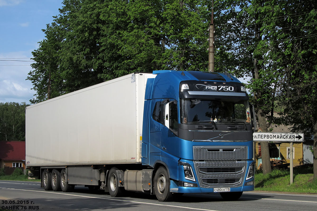 Санкт-Петербург, № С 480 СЕ 178 — Volvo ('2012) FH16.750