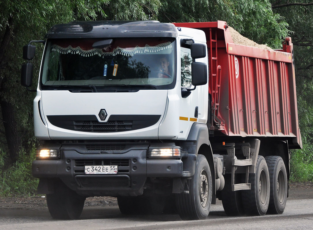 Омская область, № С 342 ЕЕ 55 — Renault Kerax [X9P]