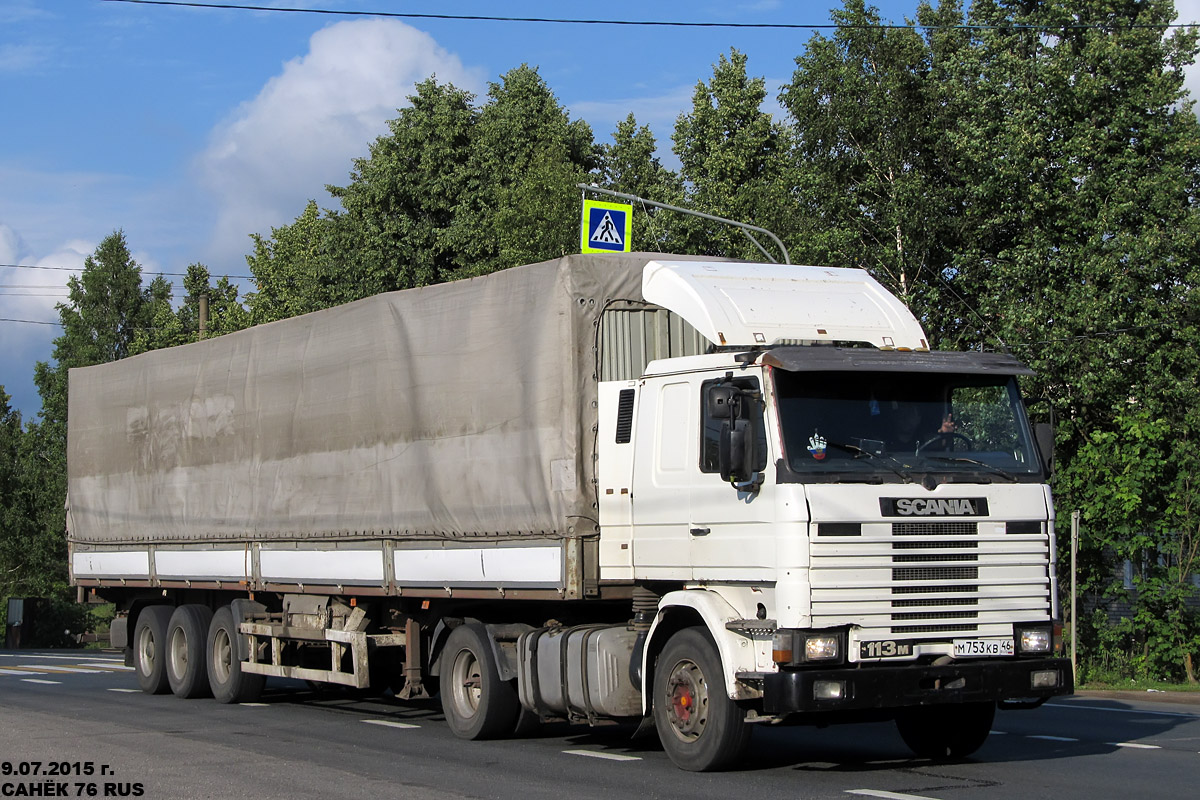 Курская область, № М 753 КВ 46 — Scania (II) R113M