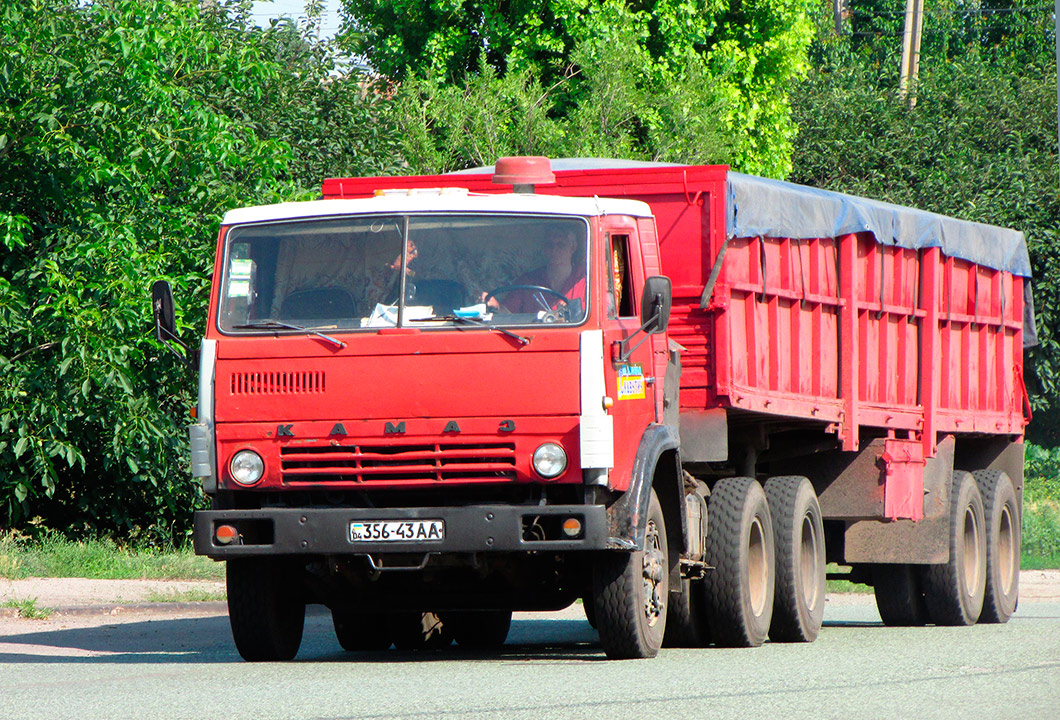 Днепропетровская область, № 356-43 АА — КамАЗ-5410