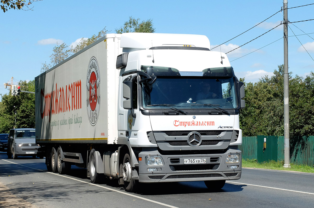 Ставропольский край, № У 765 ХВ 26 — Mercedes-Benz Actros ('2009) 1841