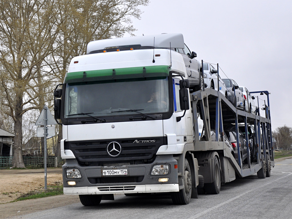 Новосибирская область, № В 100 МУ 154 — Mercedes-Benz Actros ('2003) 1841