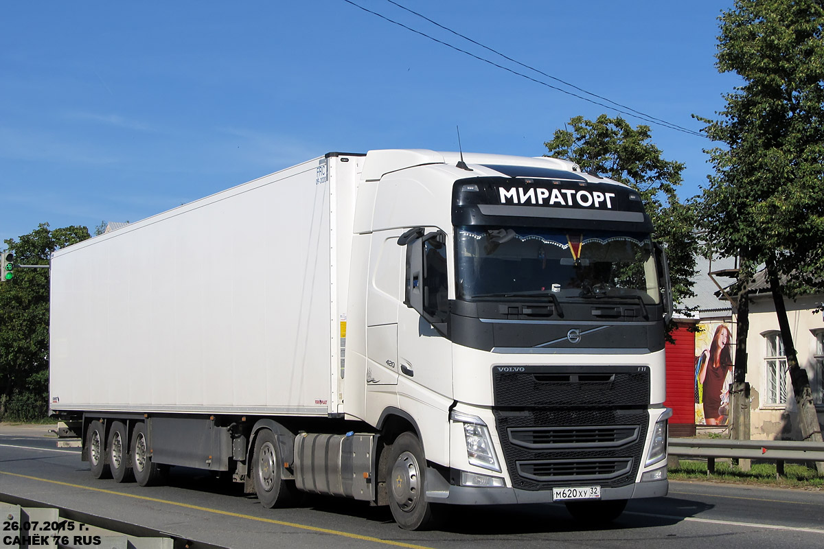 Брянская область, № М 620 ХУ 32 — Volvo ('2012) FH.420 [X9P]