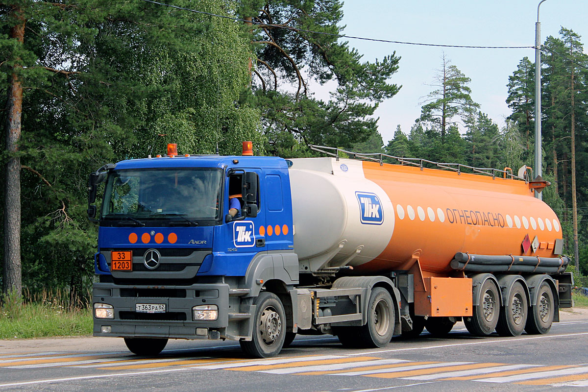 Рязанская область, № Т 363 РА 62 — Mercedes-Benz Axor 1840