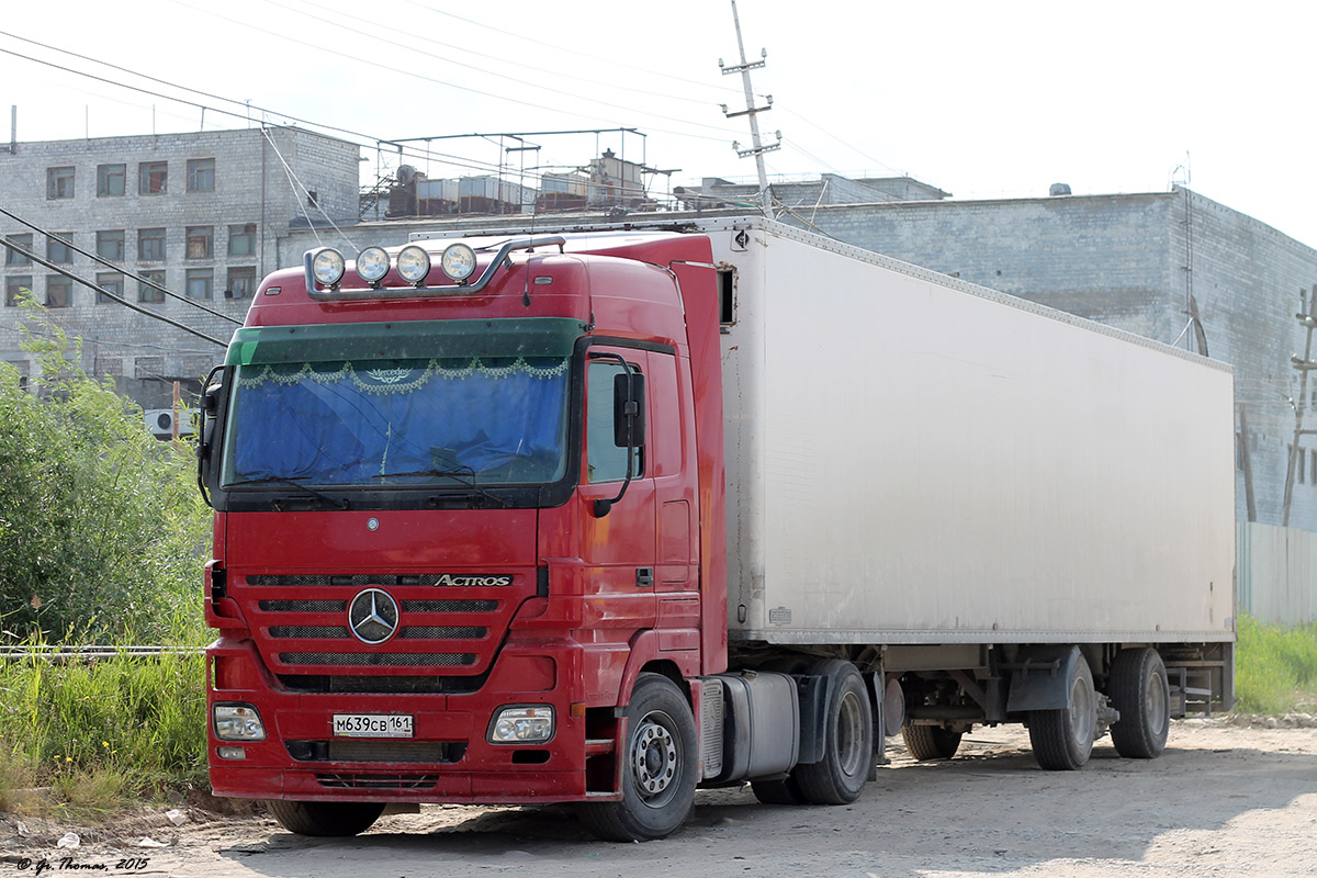 Ростовская область, № М 639 СВ 161 — Mercedes-Benz Actros ('2003) 1844