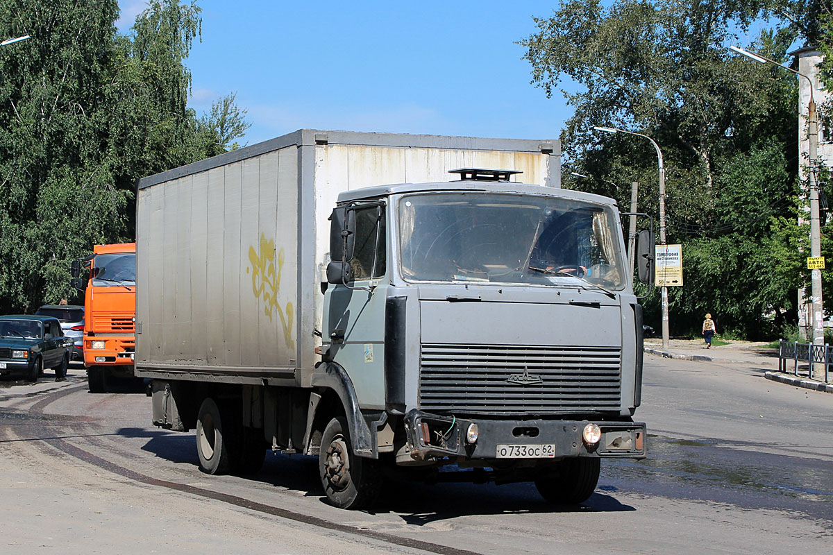 Рязанская область, № О 733 ОС 62 — МАЗ-437040 "Зубрёнок"