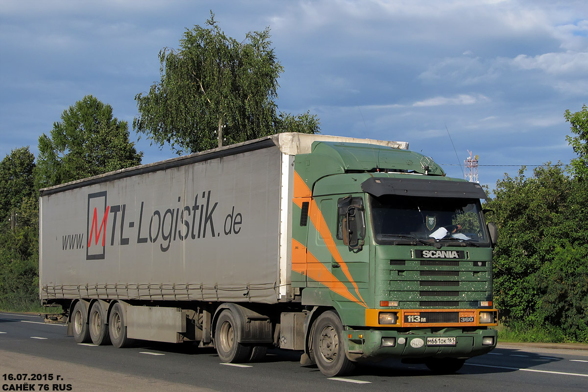 Ростовская область, № М 661 ОК 161 — Scania (III) R113M