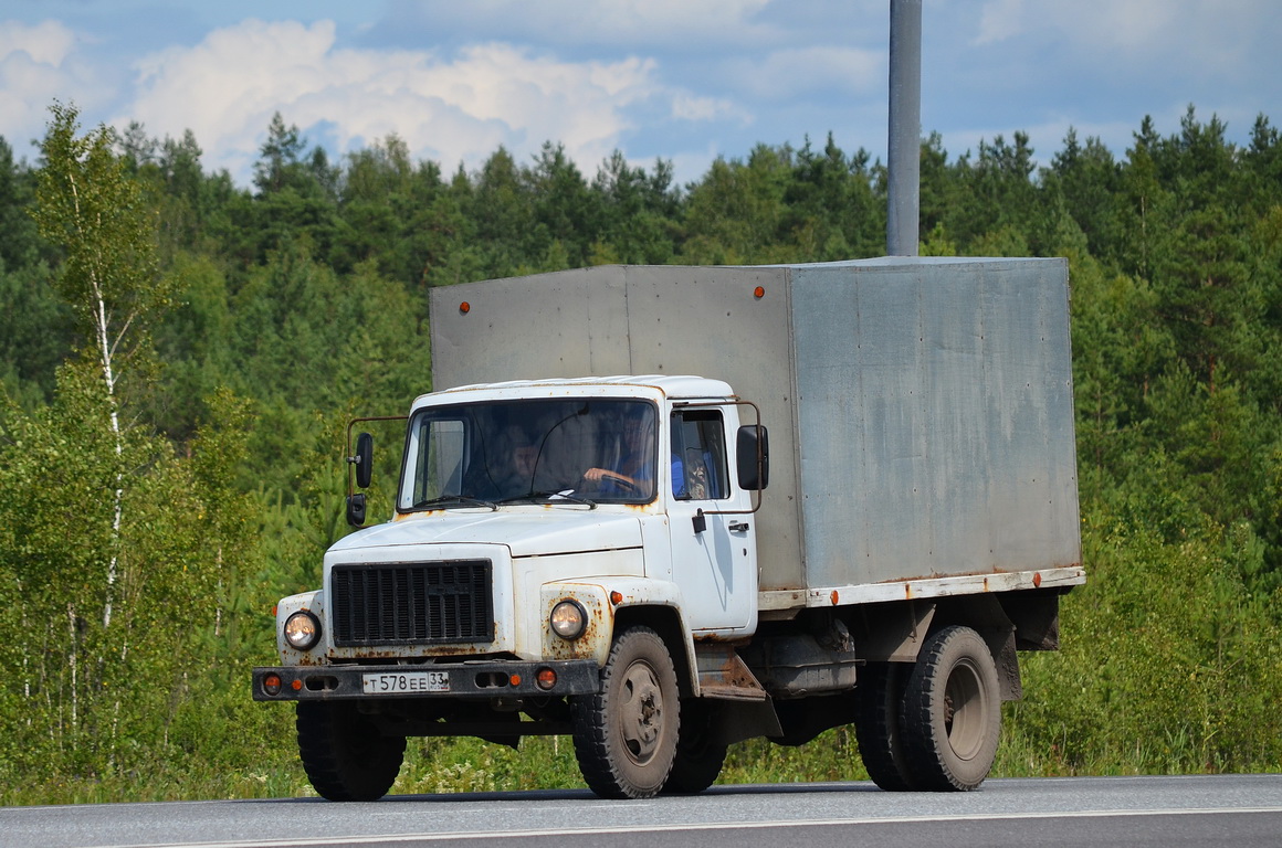 Владимирская область, № Т 578 ЕЕ 33 — ГАЗ-3307