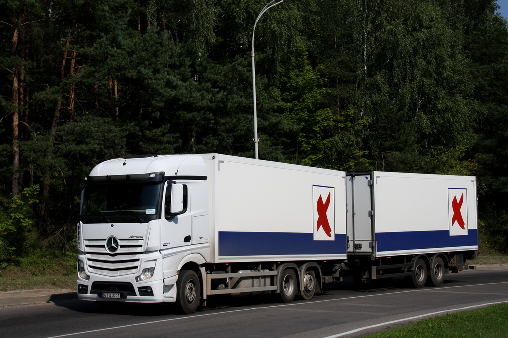 Литва, № GTU 001 — Mercedes-Benz Actros ('2011) 2542