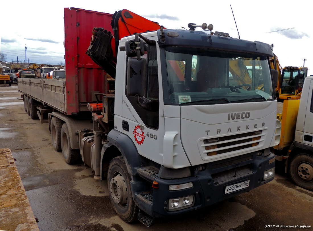 Московская область, № У 420 МК 150 — IVECO Trakker ('2004)