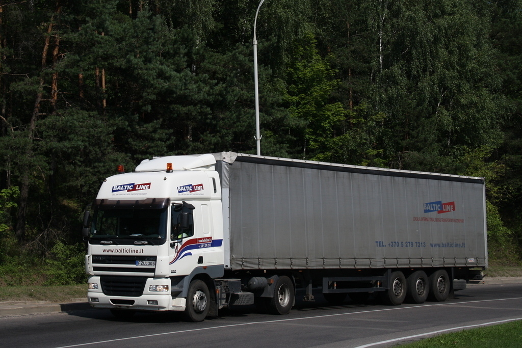 Литва, № FZU 309 — DAF CF85 FT