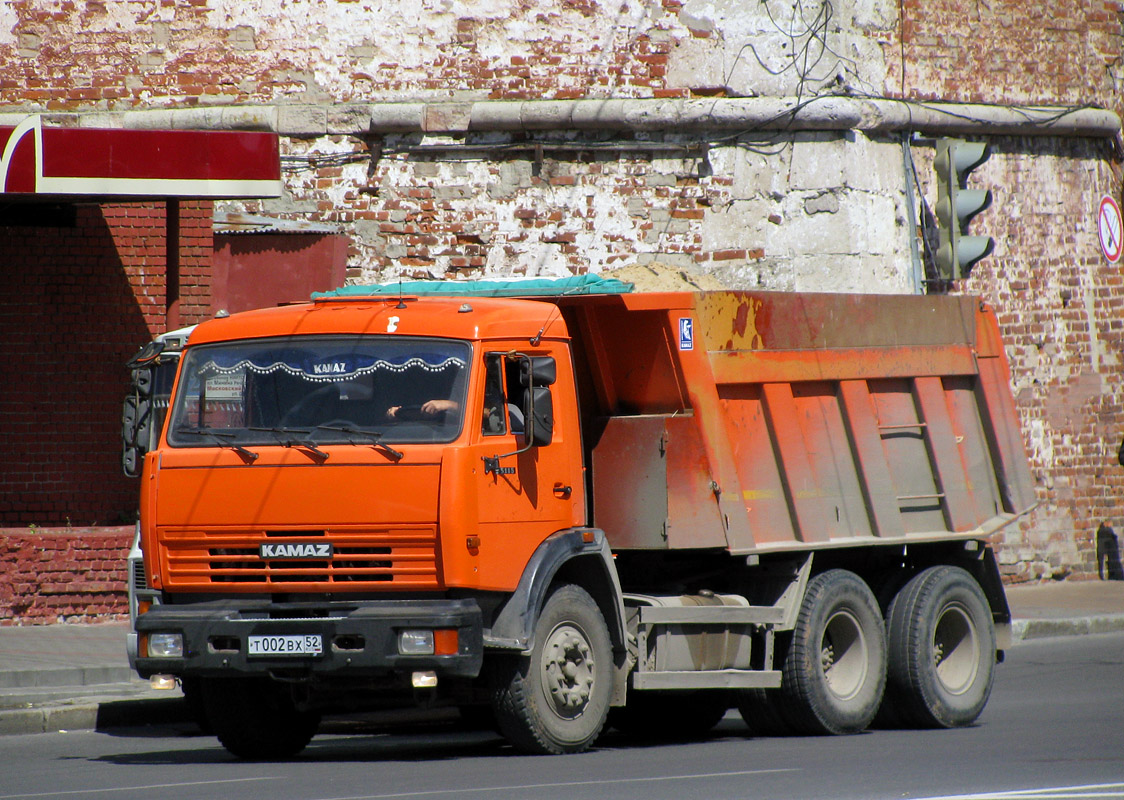 Нижегородская область, № Т 002 ВХ 52 — КамАЗ-65115 (общая модель)