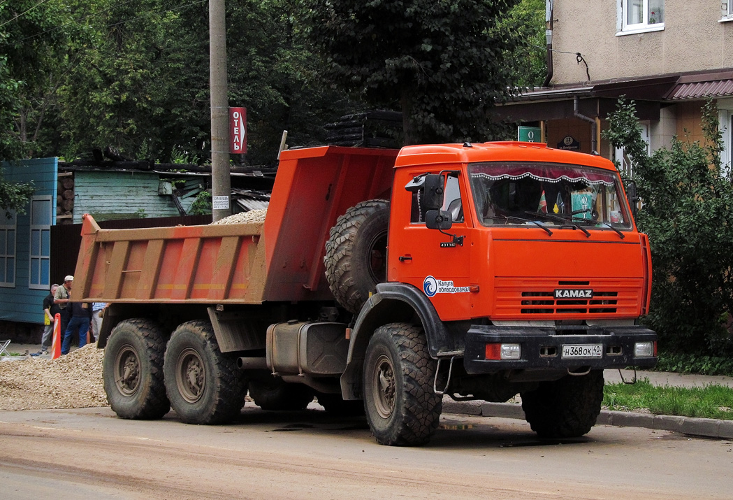 Калужская область, № Н 368 ОК 40 — КамАЗ-43118-15 [43118R]