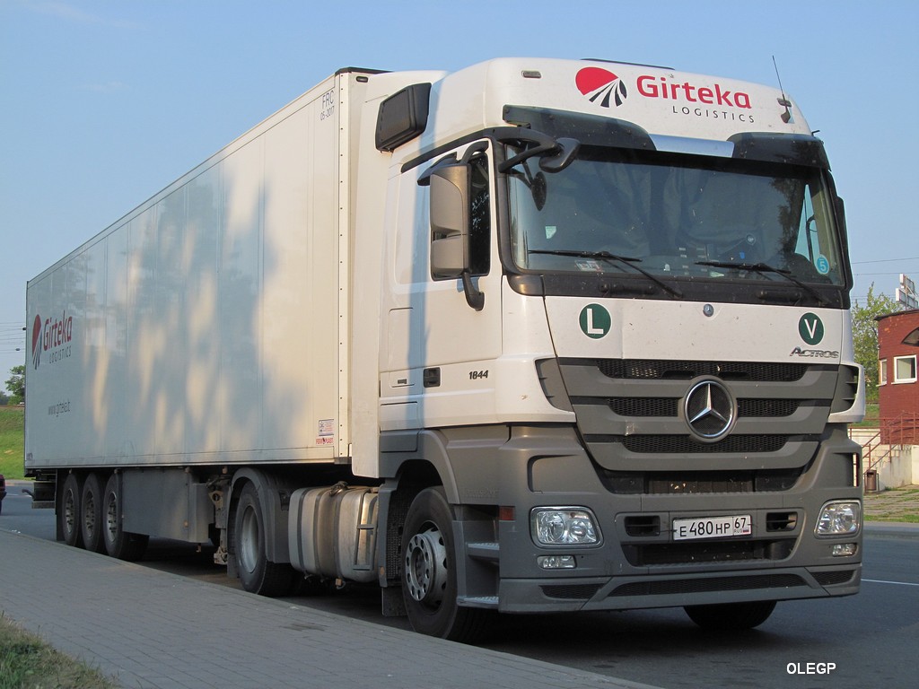 Смоленская область, № Е 480 НР 67 — Mercedes-Benz Actros ('2009) 1844