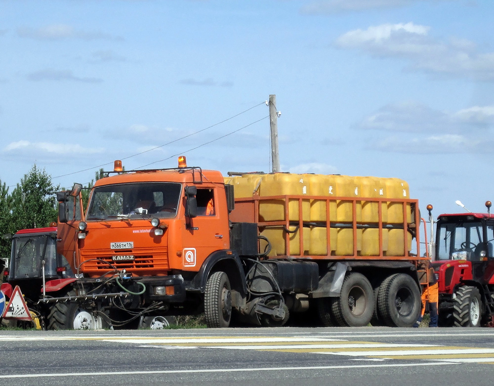 Татарстан, № М 366 ТМ 116 — КамАЗ-65115 (общая модель)