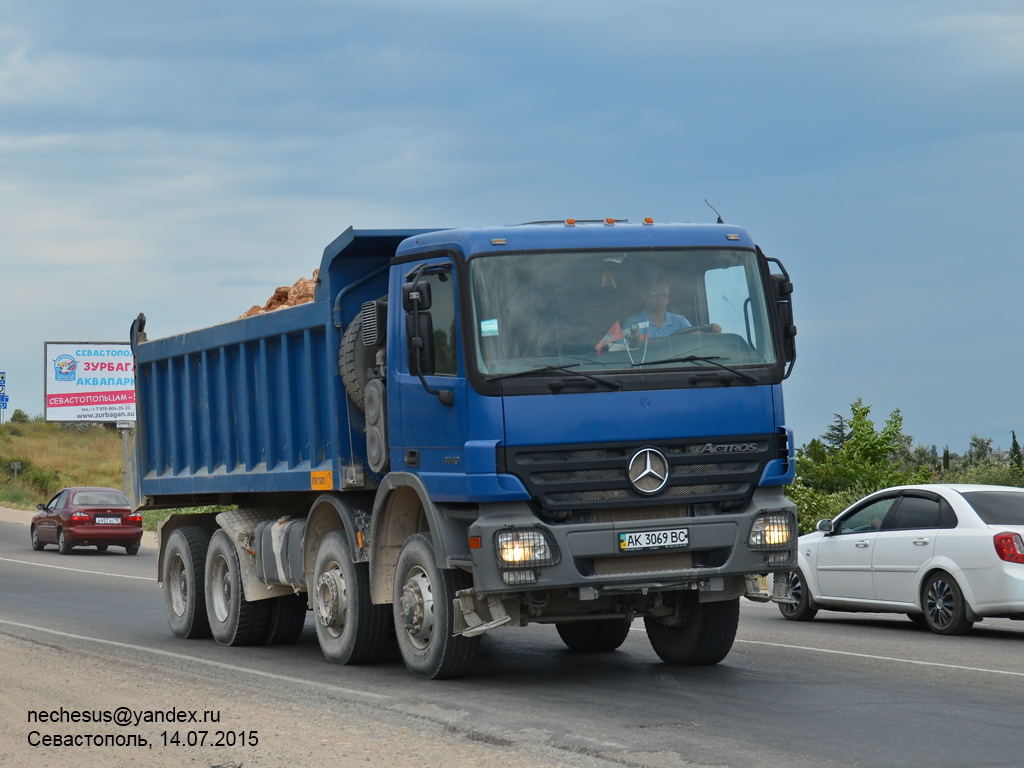 Крым, № АК 3069 ВС — Mercedes-Benz Actros ('2003)