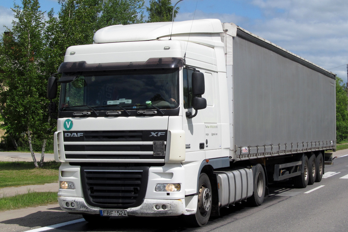 Литва, № FBF 524 — DAF XF105 FT