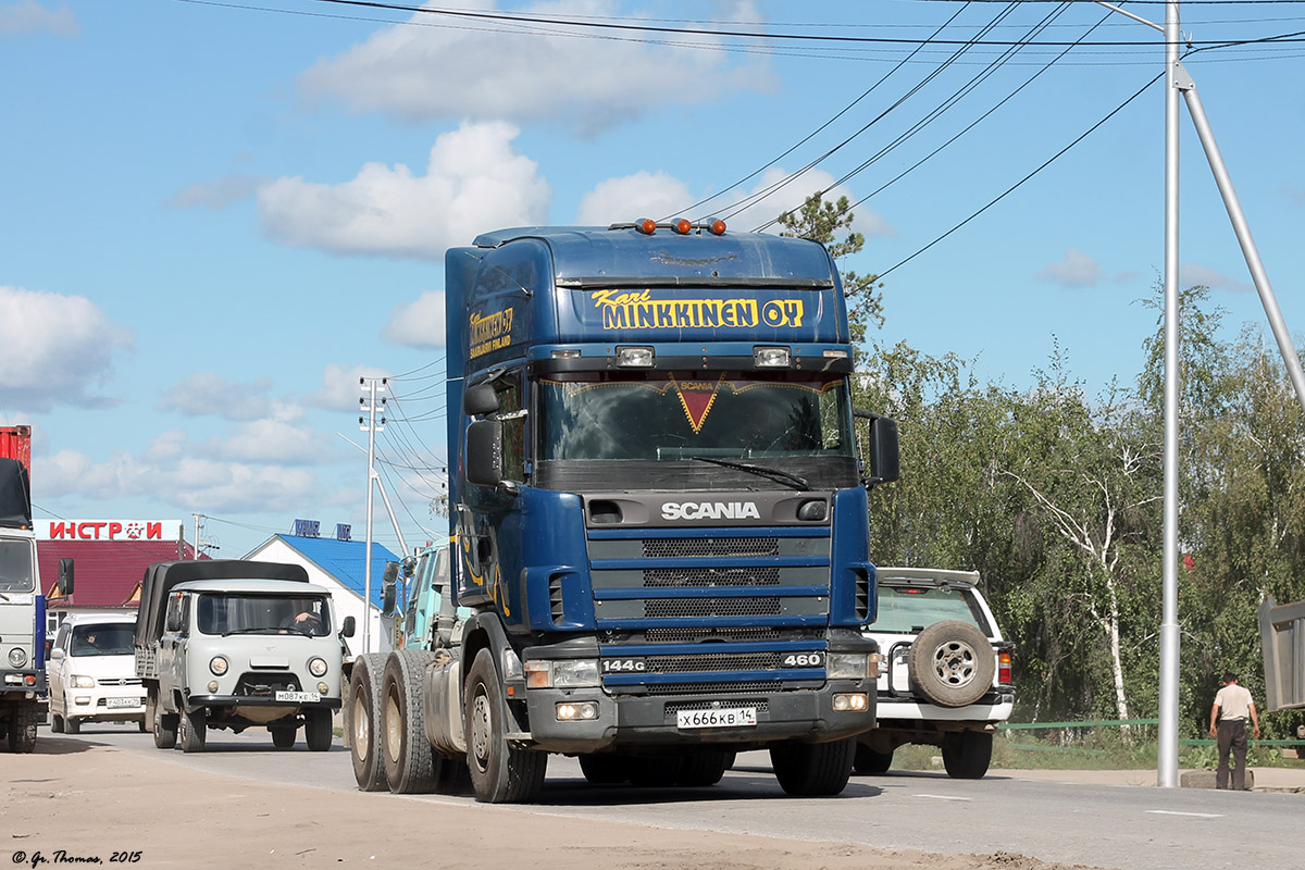 Саха (Якутия), № Х 666 КВ 14 — Scania ('1996) R144G