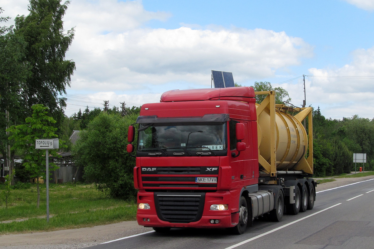 Польша, № NKE 17VV — DAF XF105 FT