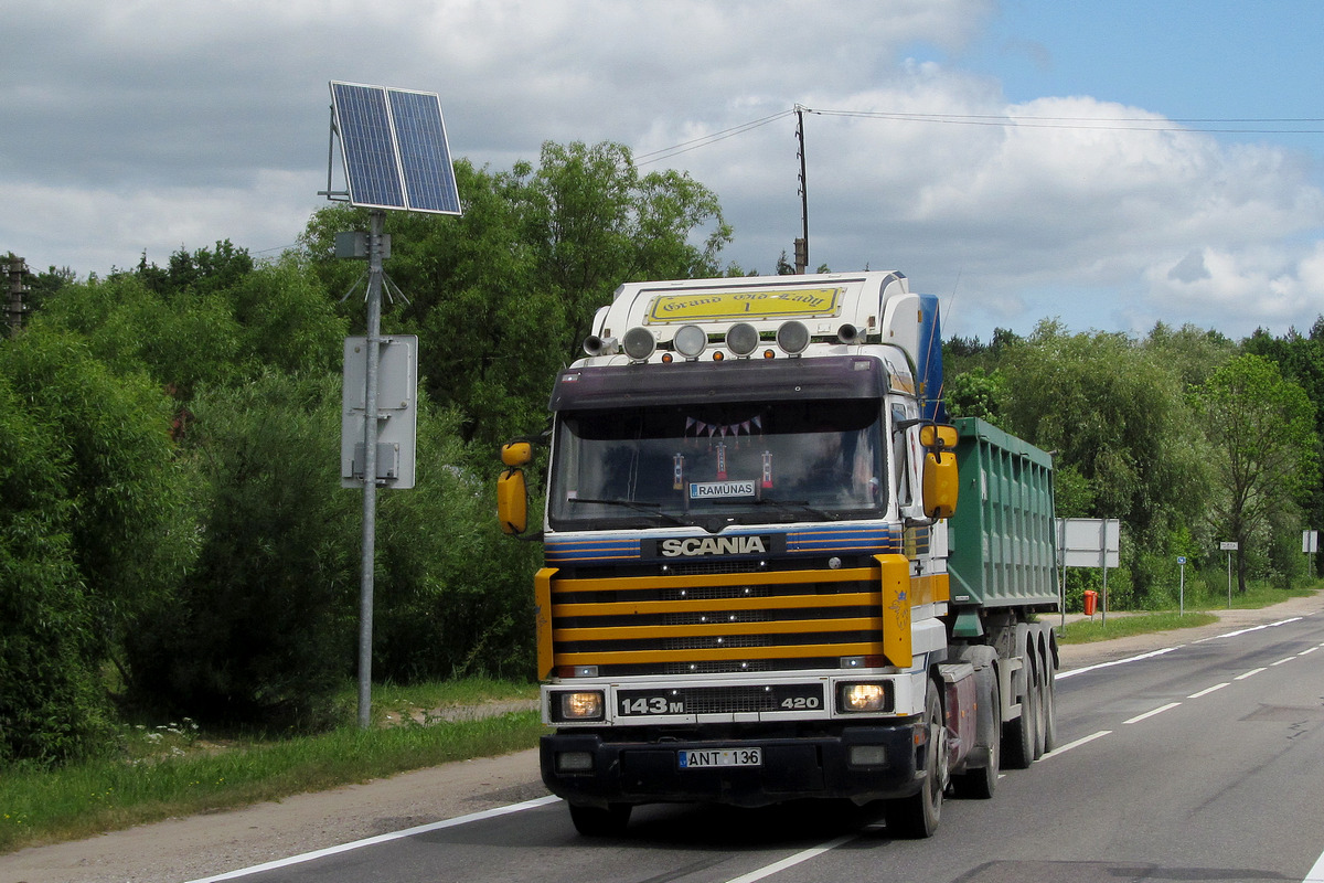 Литва, № ANT 136 — Scania (III) R143M