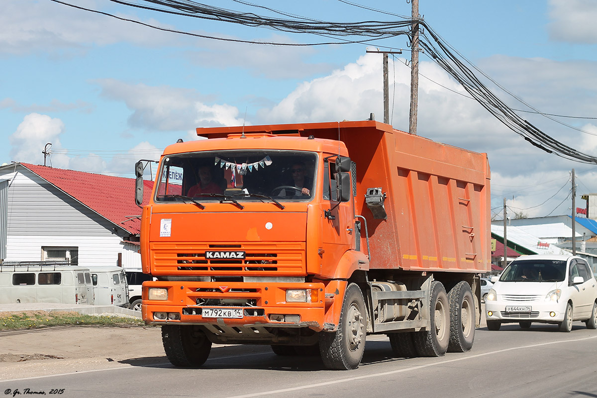 Саха (Якутия), № М 792 КВ 14 — КамАЗ-6520 [652000]