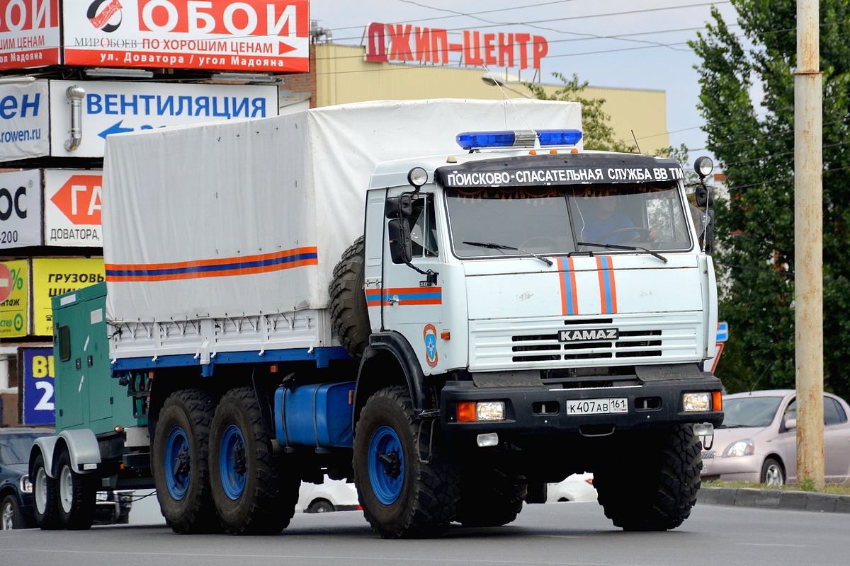 Ростовская область, № К 407 АВ 161 — КамАЗ-43114-15 [43114R]