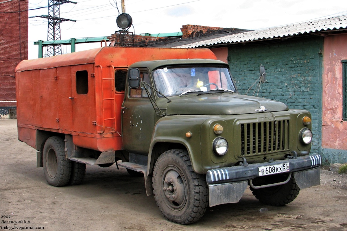 Омская область, № В 608 КХ 55 — ГАЗ-53-12