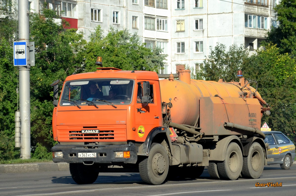 Кемеровская область, № Х 363 ХС 42 — КамАЗ-65115 (общая модель)