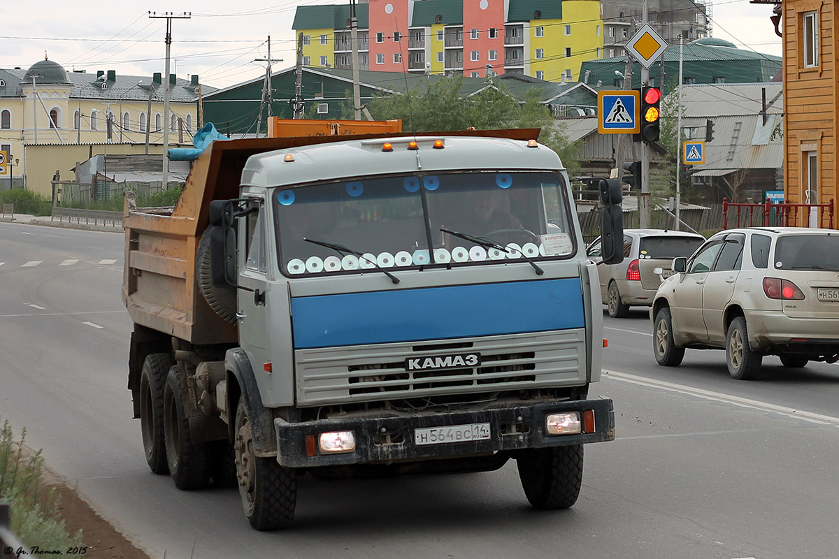 Саха (Якутия), № Н 564 ВС 14 — КамАЗ-55111-02 [55111C]