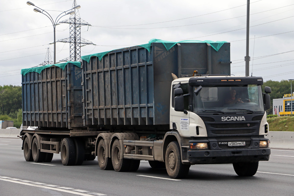 Владимирская область, № А 583 РМ 33 — Scania ('2011) P400