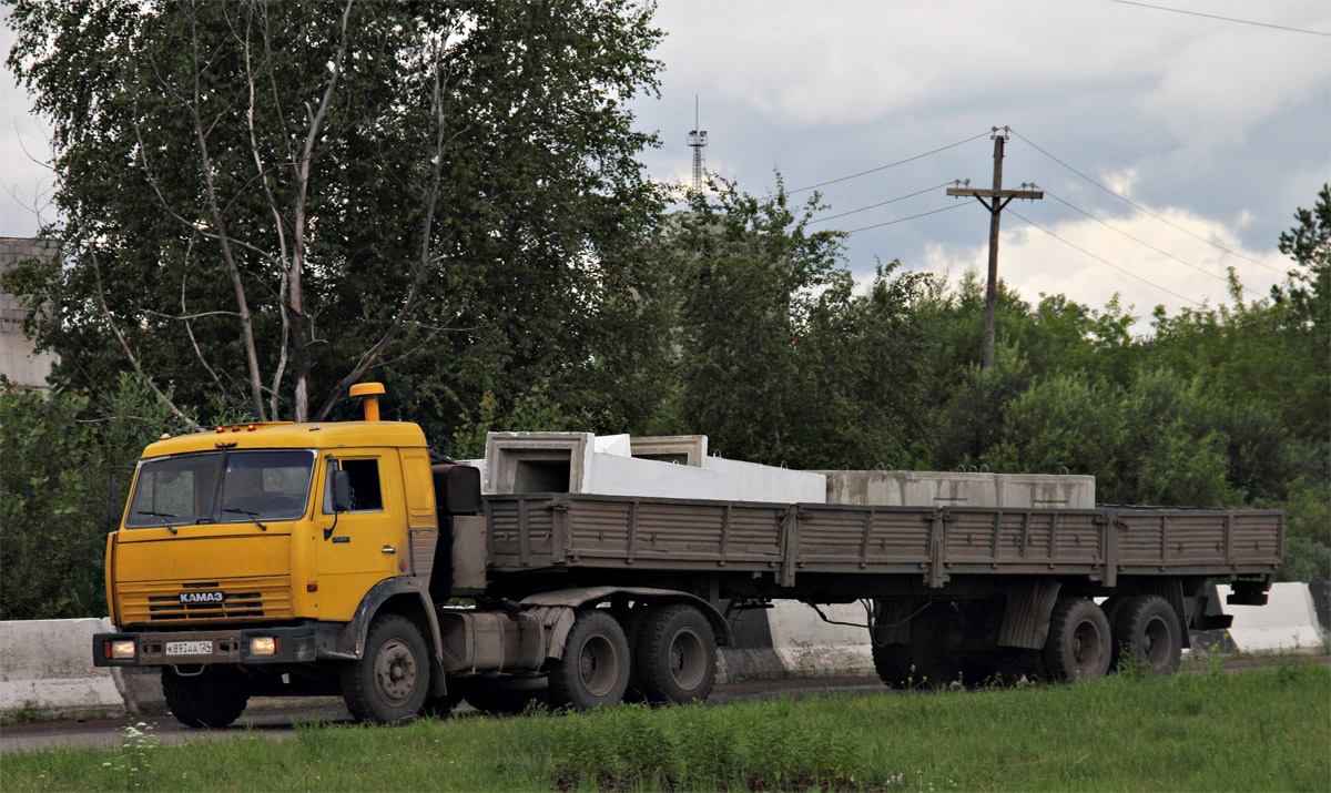 Красноярский край, № К 893 АА 124 — КамАЗ-54115 [541150]