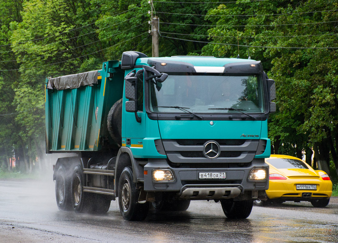 Чувашия, № В 418 ОА 21 — Mercedes-Benz Actros '09 3341 [Z9M]