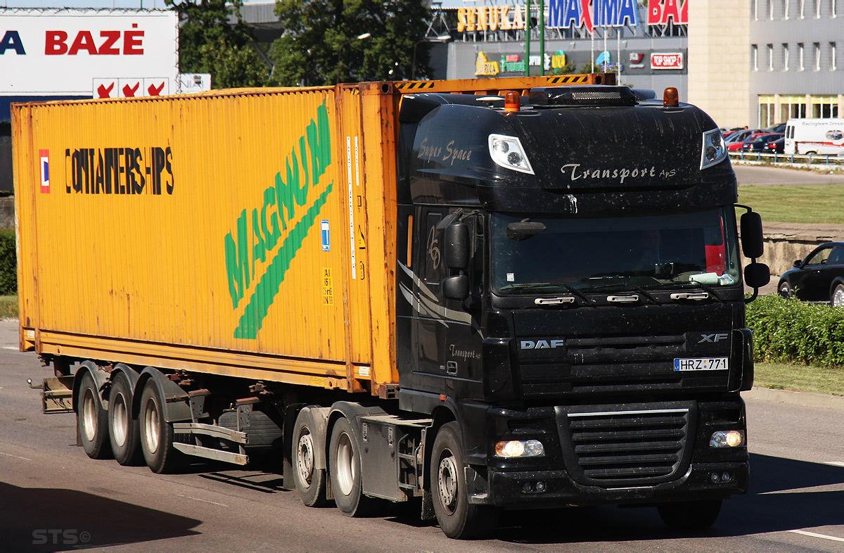 Литва, № HRZ 771 — DAF XF105 FTR