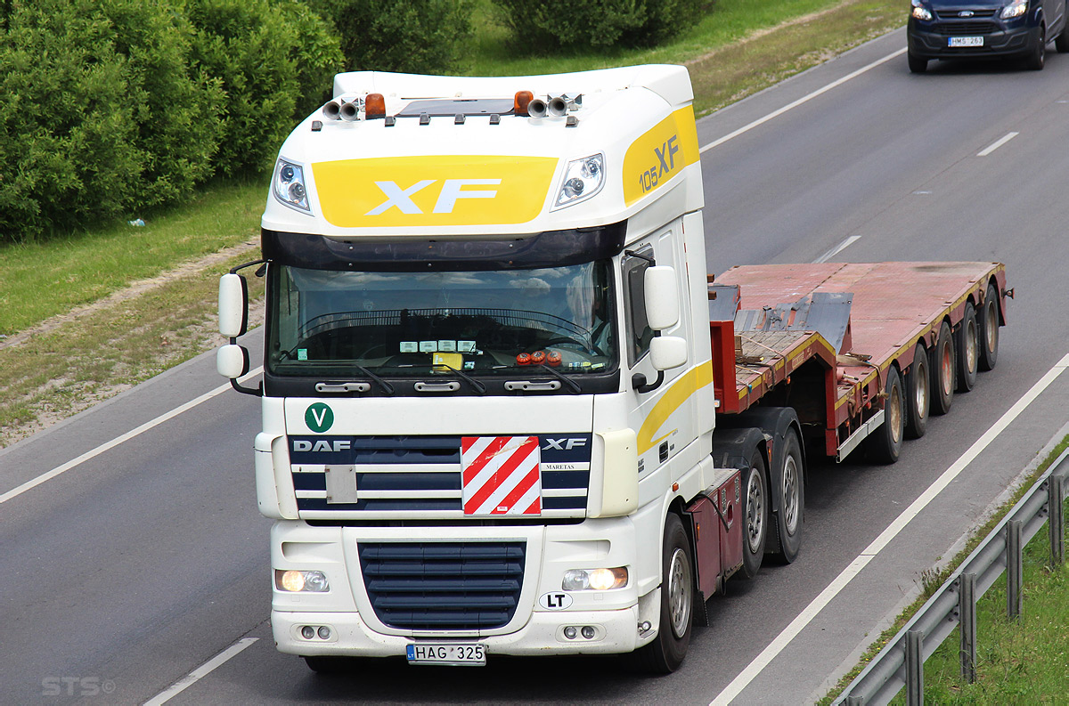 Литва, № HAG 325 — DAF XF105 FTG