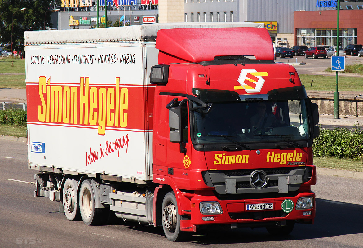 Германия, № KA-SH 1132 — Mercedes-Benz Actros ('2009) 2541